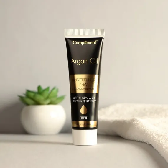 Крем с эффектом ботокса для лица, шеи и декольте ARGAN OIL, для зрелой кожи, 50 мл