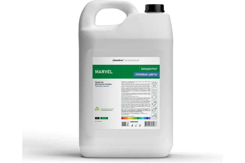 MARVEL Средство для мытья посуды CleanBox (5л) Полевые цветы
