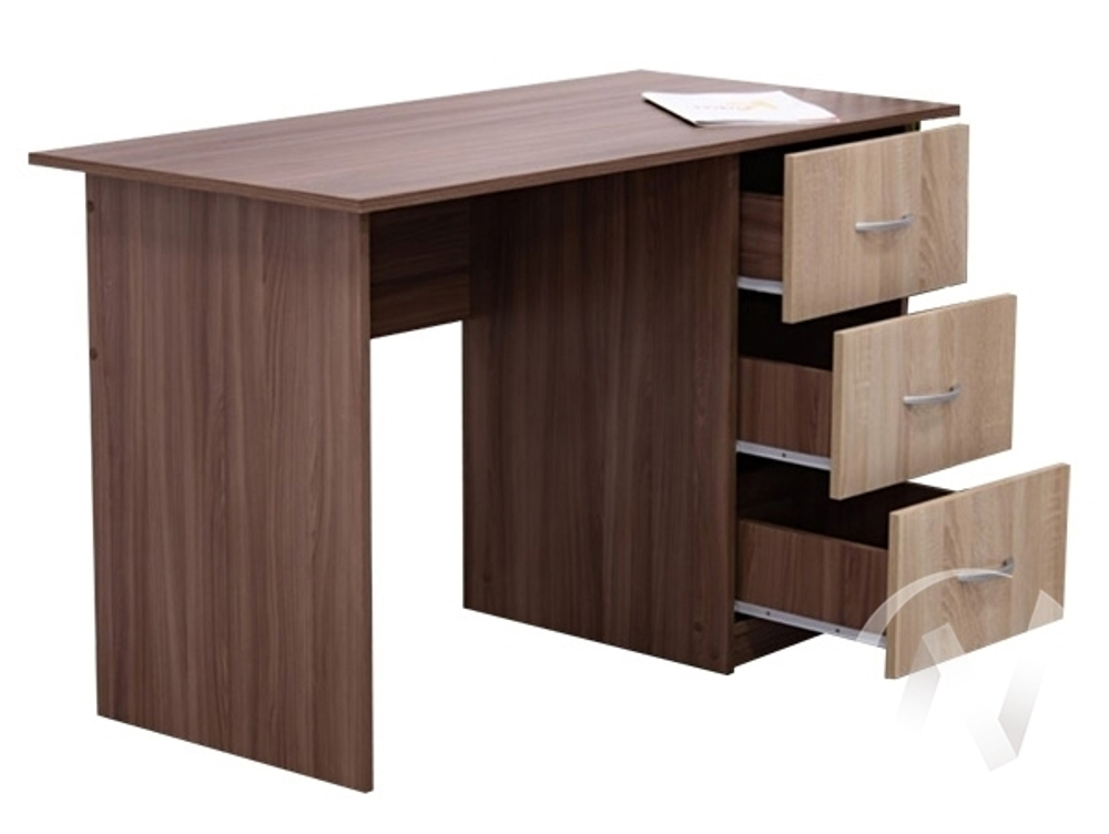 Стол письменный Сити-1 (ясень шимо/дуб сонома)