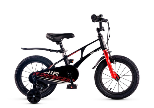 Велосипед 14'' Maxiscoo AIR Стандарт Плюс Обсидиан (2025)