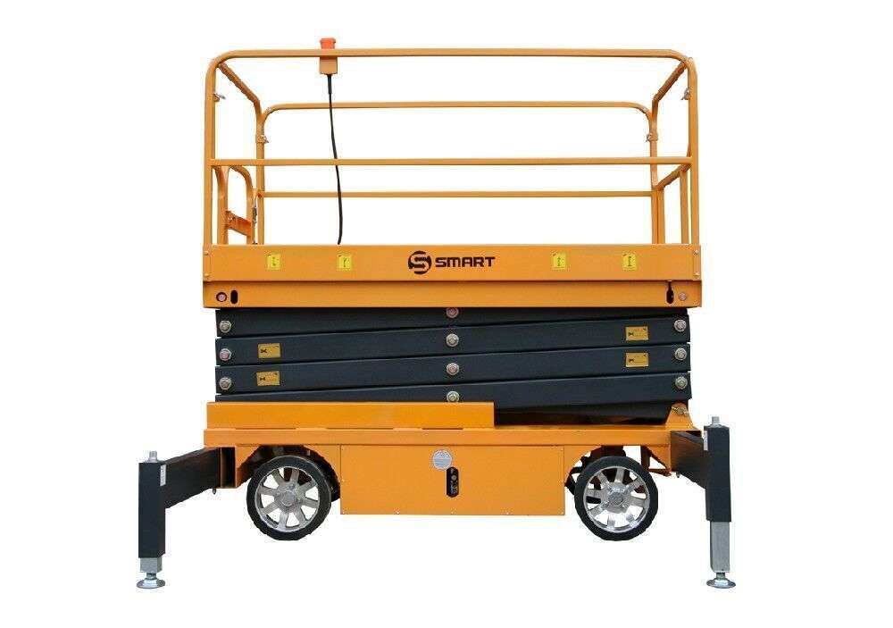 Подъемник ножничный несамоходный SJY-0.5-7 (220 V, 500 кг, высота подъема 7 м) SMART