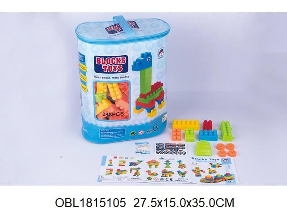 Конструктор блочный, 555-10