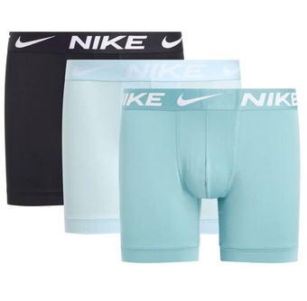 Мужские спортивные боксеры Nike Dri-Fit Essential Micro 3P - ледниковый синий/джинсовый бирюзовый/черный