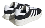 Adidas originals Gazelle comfortable trend thick-soled wear-resistant non-slip increased low-top sneakers women's black and white