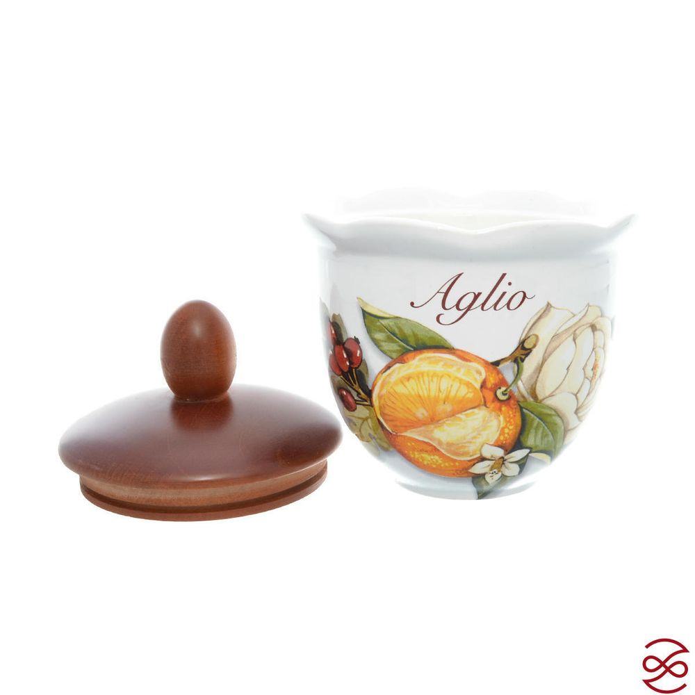 Банка для хранения чеснока NUOVA CER Апельсин 13см