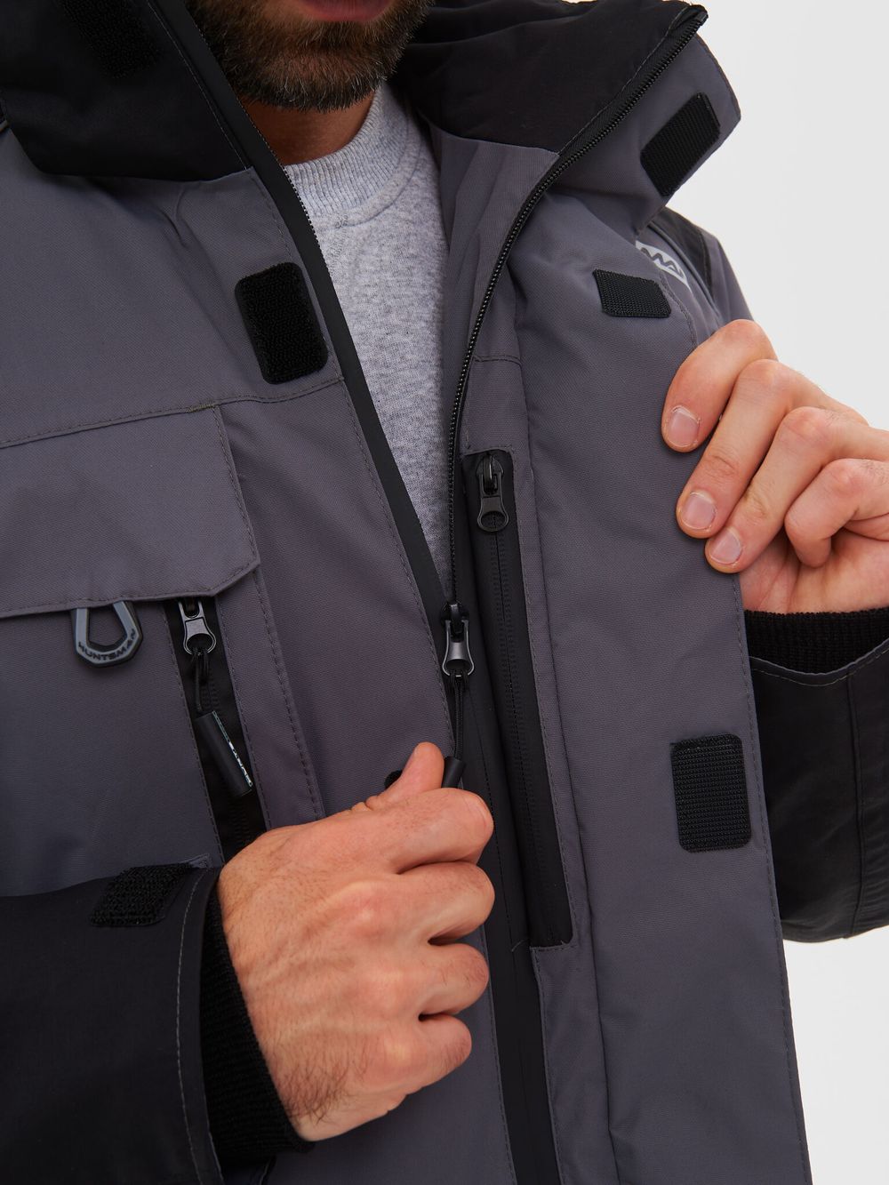 Костюм демисезонный Торнадо ткань Breathable цвет Серый