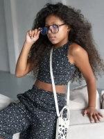 Костюм для девочки в сад топ и шорты