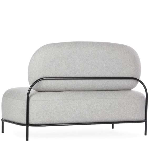 Двухместный диван Pawai 125 см, серый