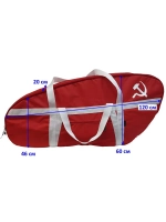 Сумка AG для лод. мотора 2т/10-18 л.с "Premium СССР" красная