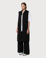 MM6 MAISON MARGIELA ПЛАТЬЕ ИЗ ДЕНИМА ЧЕРНОЕ