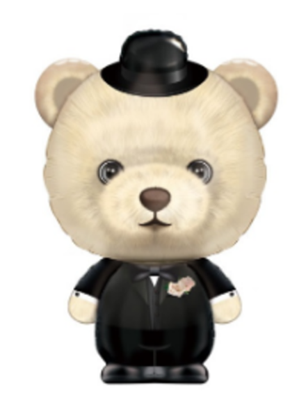 К Фигура медвежонок жених 63*40 см.