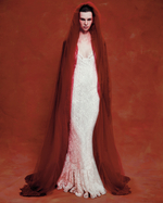 Платье макси из кружева