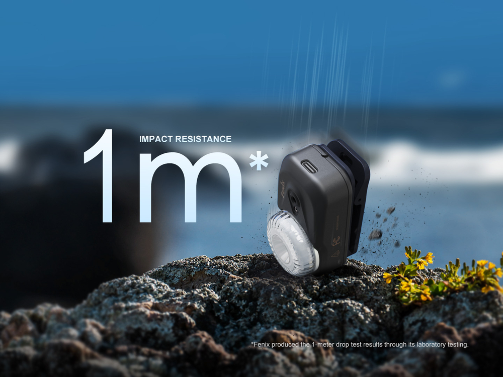 Фонарь Fenix HL17R белый, 500 люмен, дальний, ближний и красный свет, до 100 метров луч, до 96 часов