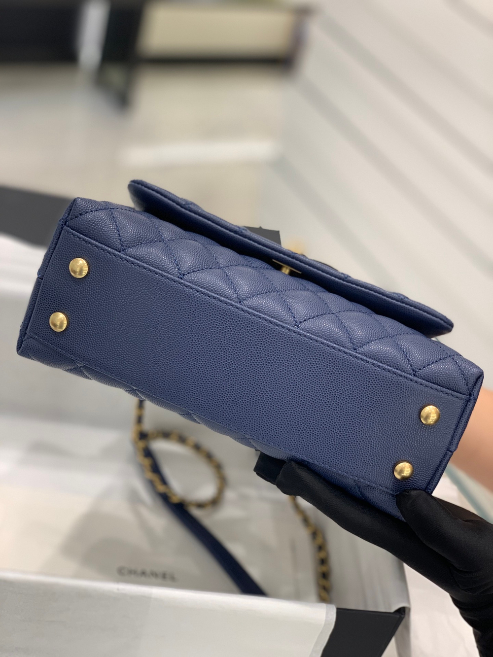 Chane1 Coco Handle Bag 23 cm