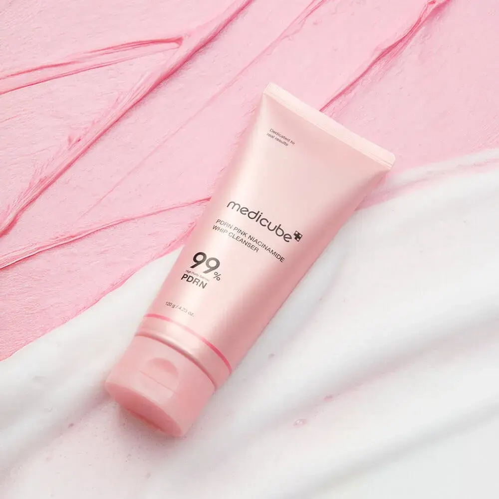 MEDICUBE Пенка очищающая PDRN Pink Niacinemide Whip Cleanser (120 г)