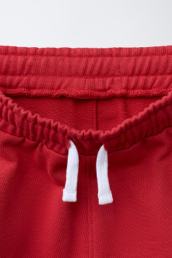 ZARA ШОРТЫ ИЗ МЯГКОЙ ТКАНИ NBA — CHICAGO BULLS, КРАСНЫЙ