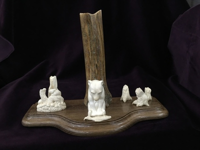 "Медведь", письменный набор