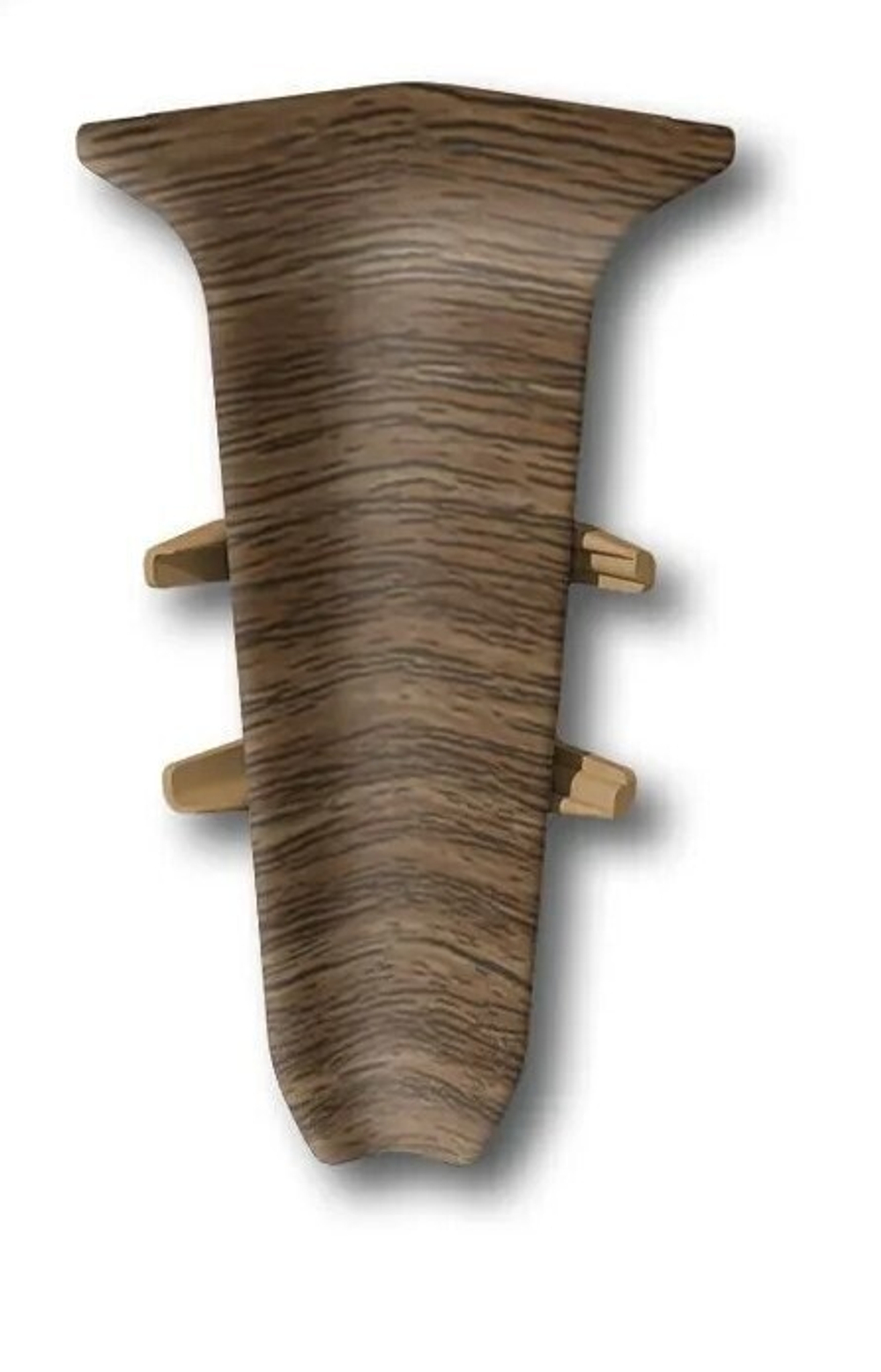 Угол внутренний для плинтуса 85мм "Деконика", 291 Орех