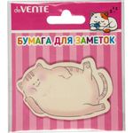 Блок самоклеющийся фигурный deVente Lying Animals 20л, ассорти, 1шт.