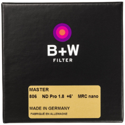 B+W MASTER 806 ND MRC nano 77mm. Светофильтр нейтрально-серый плотности 1.8