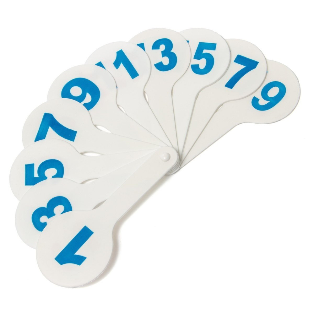 Касса-веер, цифры от 1 до 20, Alingar, пластик
