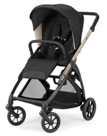 Коляска 3 в 1 Inglesina Electa System Quattro DRW 2025 с подставкой под люльку Upper Black