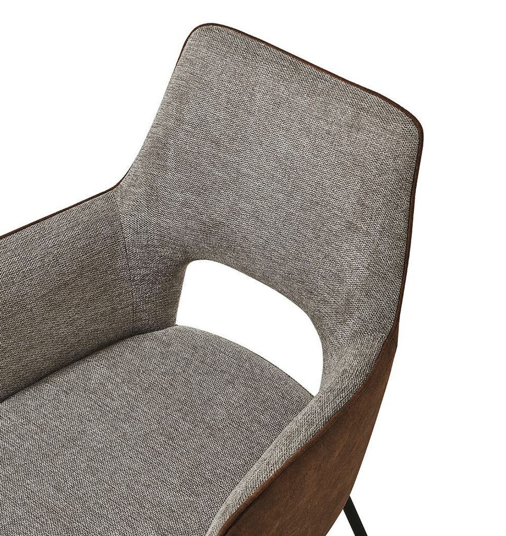 Стул DC2346R серый/ коричневый