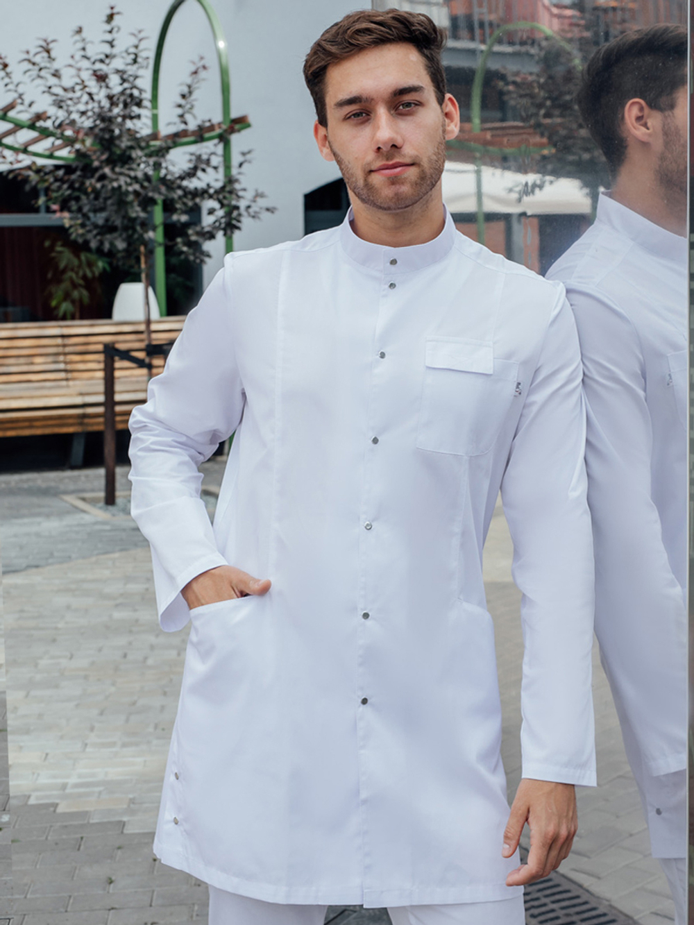 Медицинский халат мужской