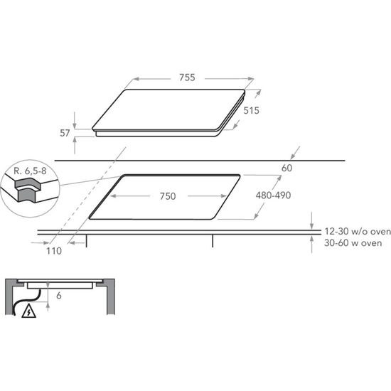 Индукционная варочная панель KitchenAid KHIAS 87700