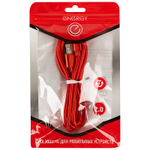Кабель Energy ET-26 USB/Lightning, (для продукции Apple) красный