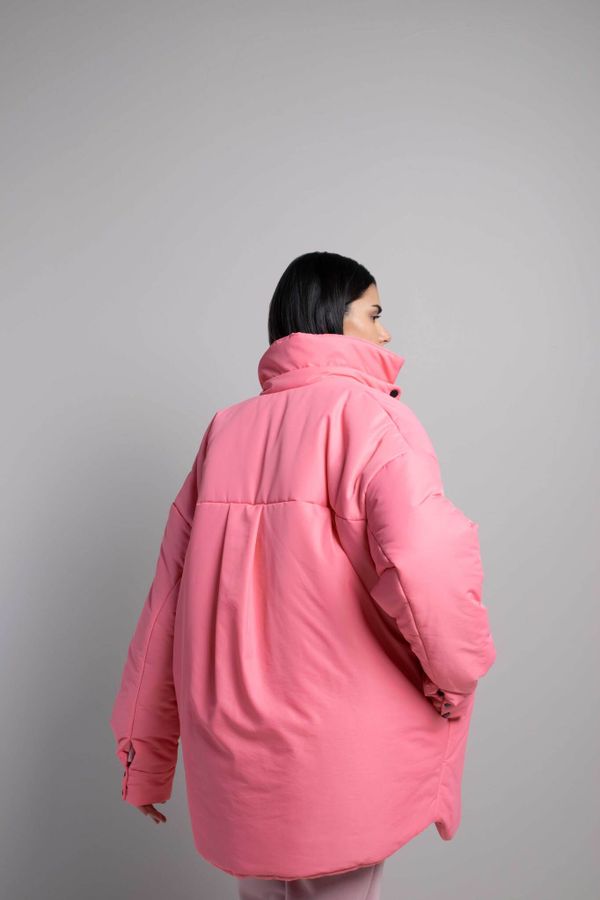 Куртка AW004 розовато-лиловая - фото 2