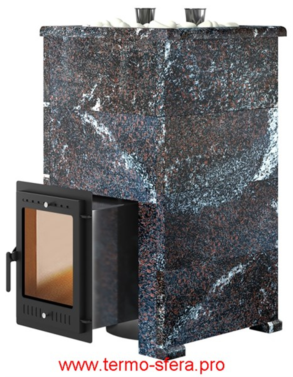 Печь для бани Эверест "Steam Master 60 INOX" Амфиболит, S-40