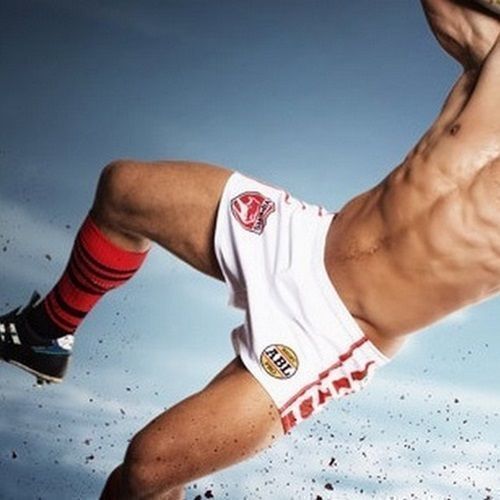 Мужские шорты белые AussieBum