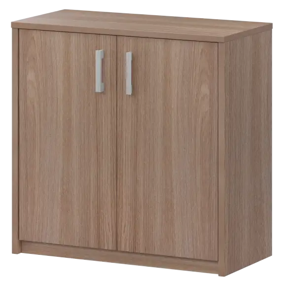 Стеллаж низкий закрытый А-302/А-602 Темный шимо 770x365x850 Арго