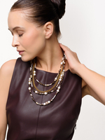 Колье "Hematitte Pearl Marriot" Gold