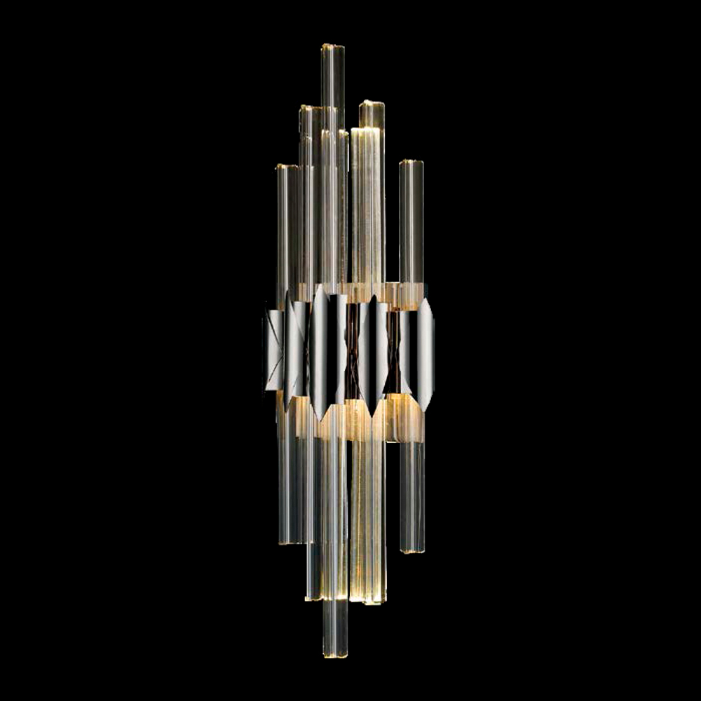 Настенный светильник Glacier 1 nickel