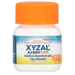 Xyzal, Allergy 24HR, 5 мг, 35 таблеток