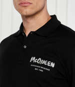 Поло Alexander McQueen - черный(750677 QXAAK)