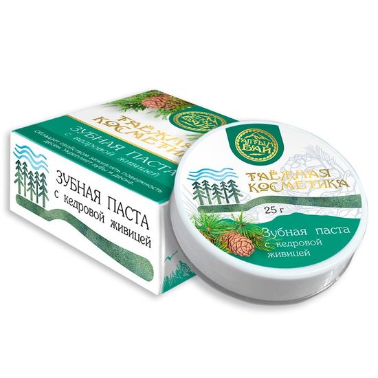 -?Зубная паста "С кедровой живицей", 25 гр (Порошок)