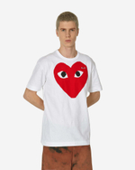 Comme Des Garçons Play Футболка Big Heart Белая