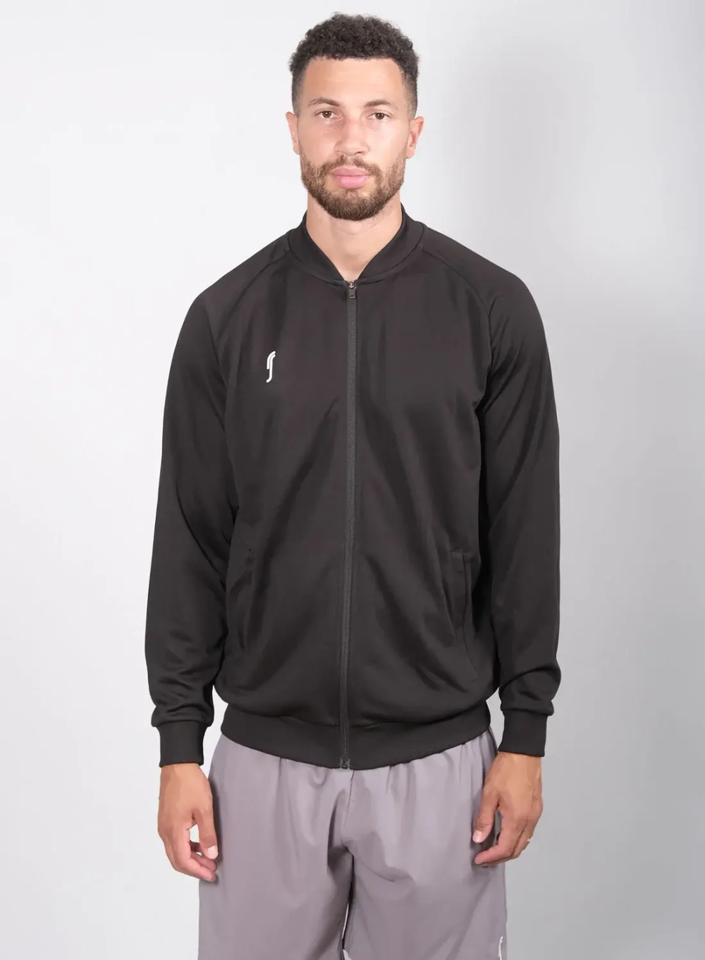 Кофта RS Solid Club Jacket  (Black/White 241M421999/000)