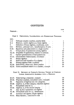 Linear algebras | Dickson Leonard E.