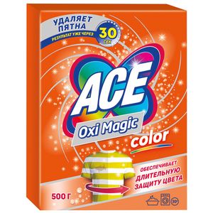 ПЯТНОВЫВОДИТЕЛЬ ACE ПОРОШОК OXIMAGIC COLOR 500ГР