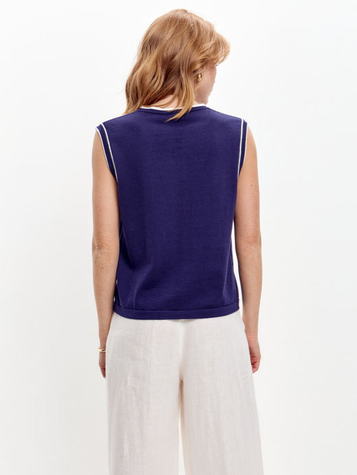 Топ из хлопка и кашемира