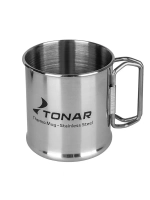 Кружка 300ML металлическая скл. ручки (T.TK-035-300)
