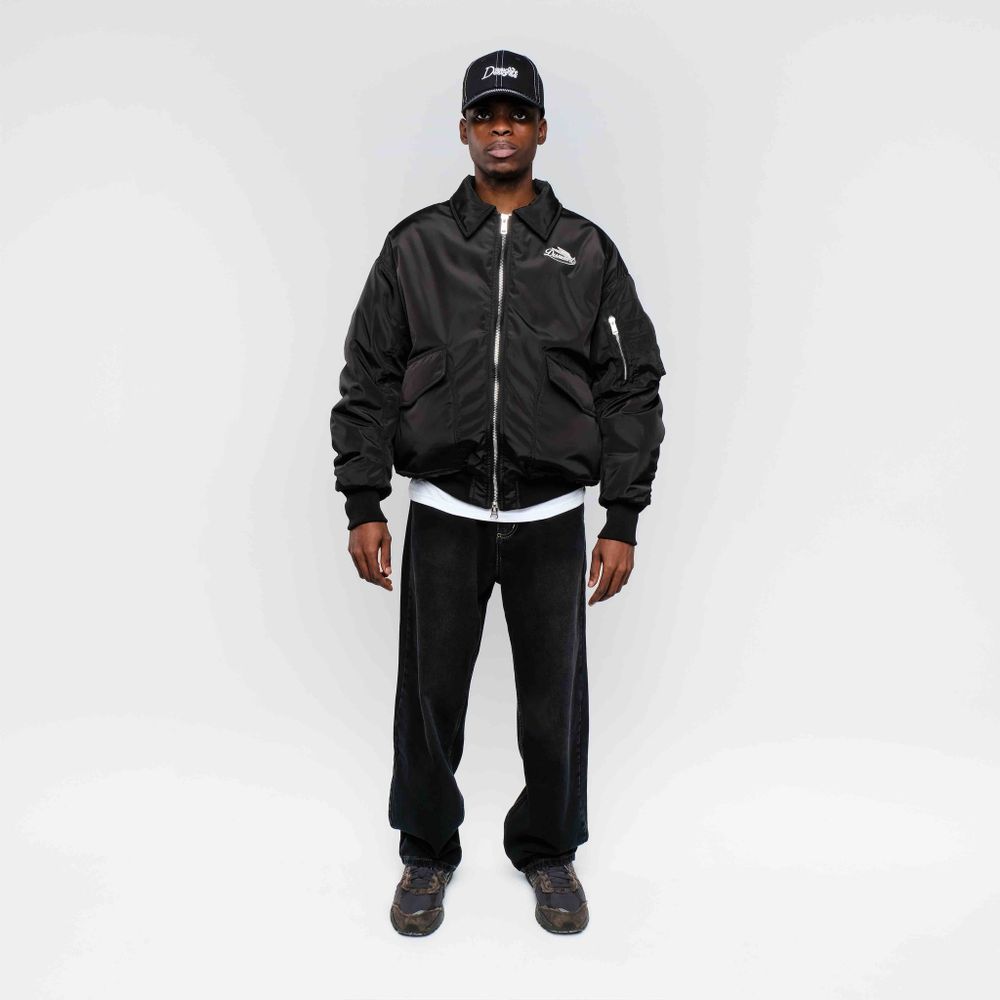 Бомбер Dissident Utopie черный