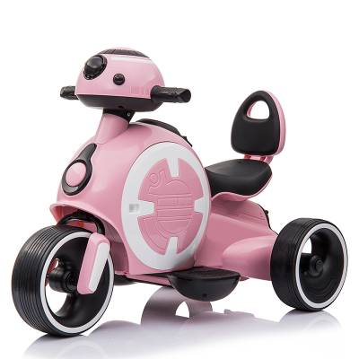 Детский электромотоцикл "Usbon QLS-9388" розовый