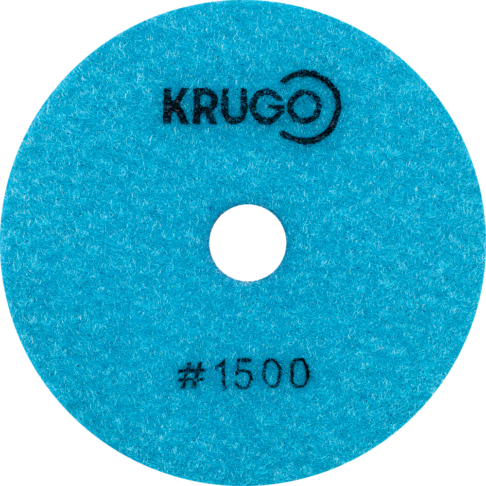 Круг алмазный гибкий шлифовальный (АГШК) KRUGO №1500#, сухой 100mm, PPD041500