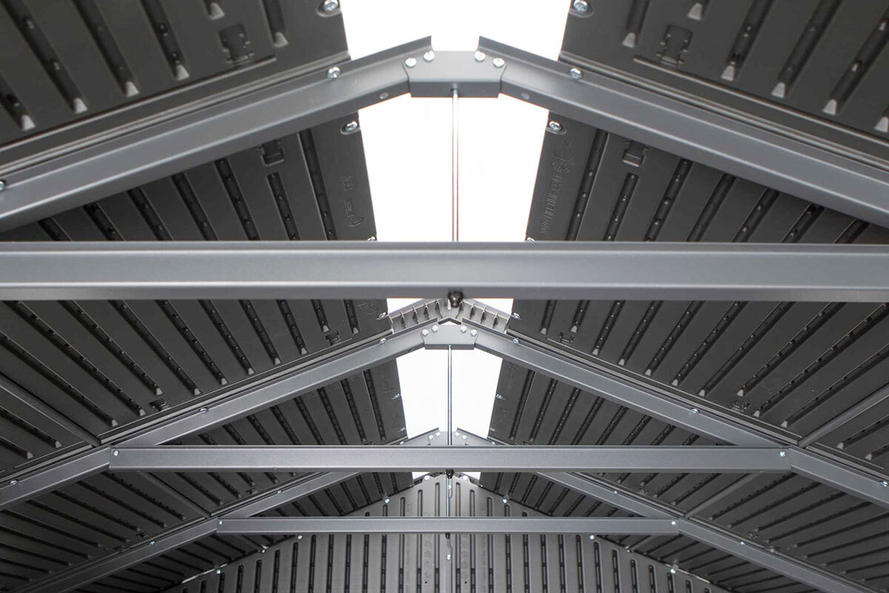 Сарай пластиковый усиленный WoodLook 7*9.5