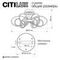 Потолочная светодиодная люстра Citilux Salma Smart CL224A162